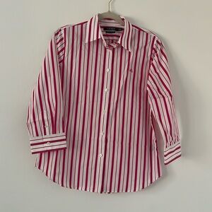 Lauren Ralph Lauren No-Iron Stretch Cotton Shirt Women’s M